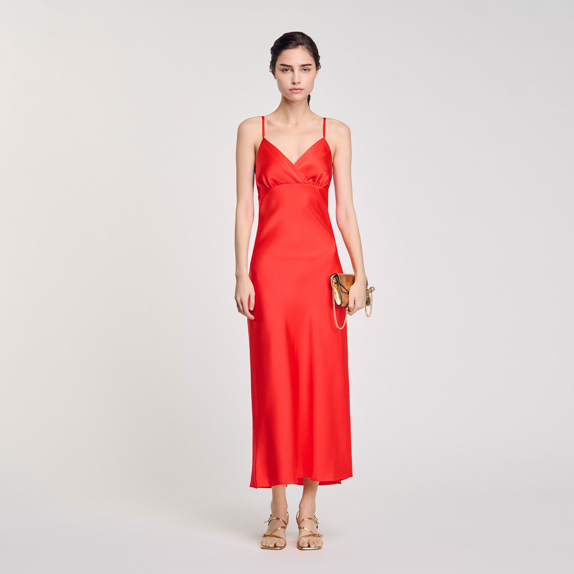 Flowy dress with straps