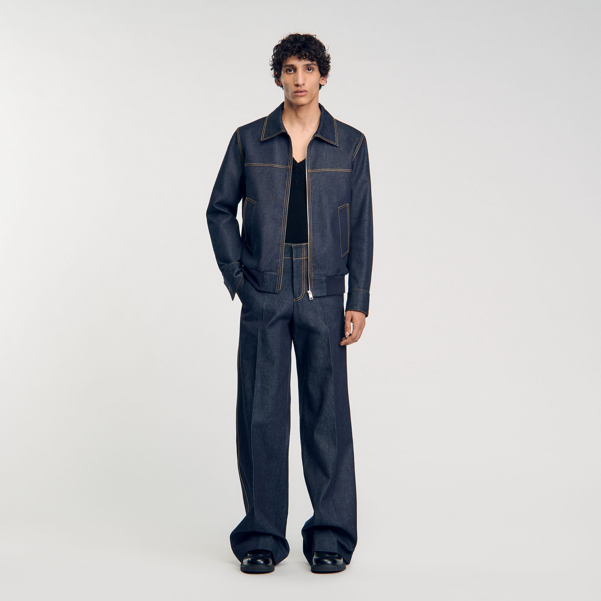 Denim Jacket for Men | Sandro Paris