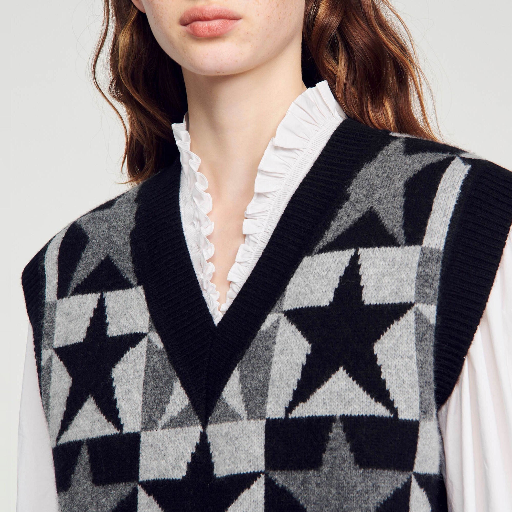 Starry knit sweater
