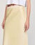 Long satin-effect skirt