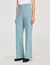 Faded high-rise wide-leg jeans