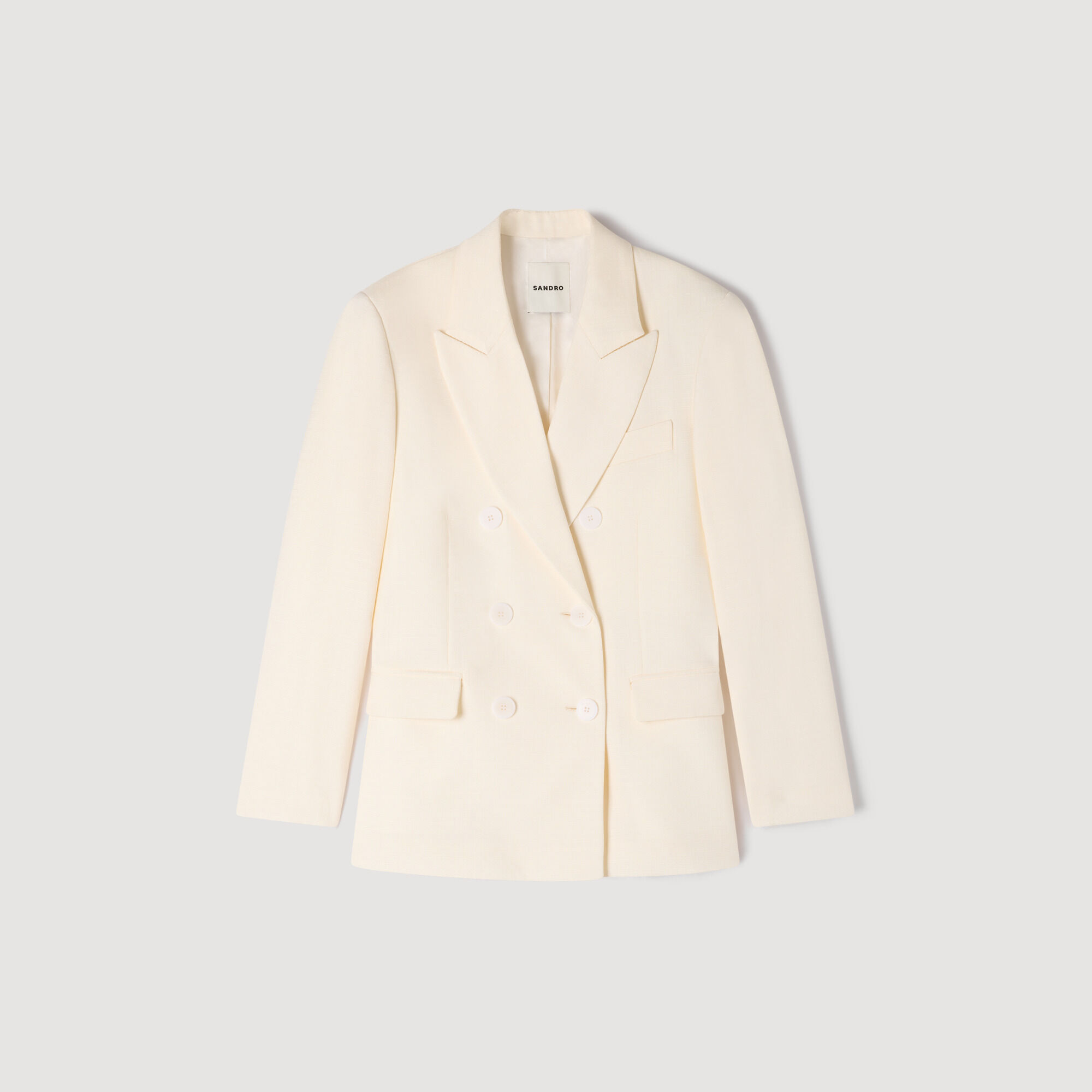 Double-breasted suit jacket