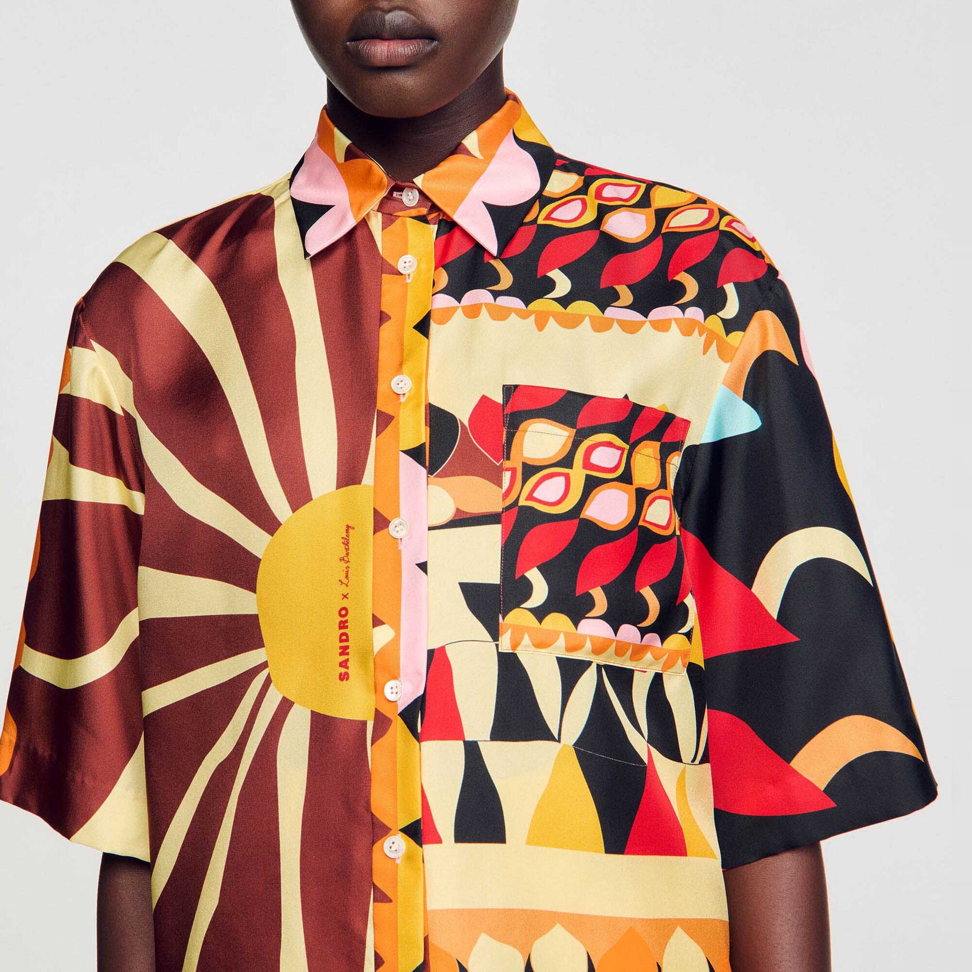 Floaty patterned shirt