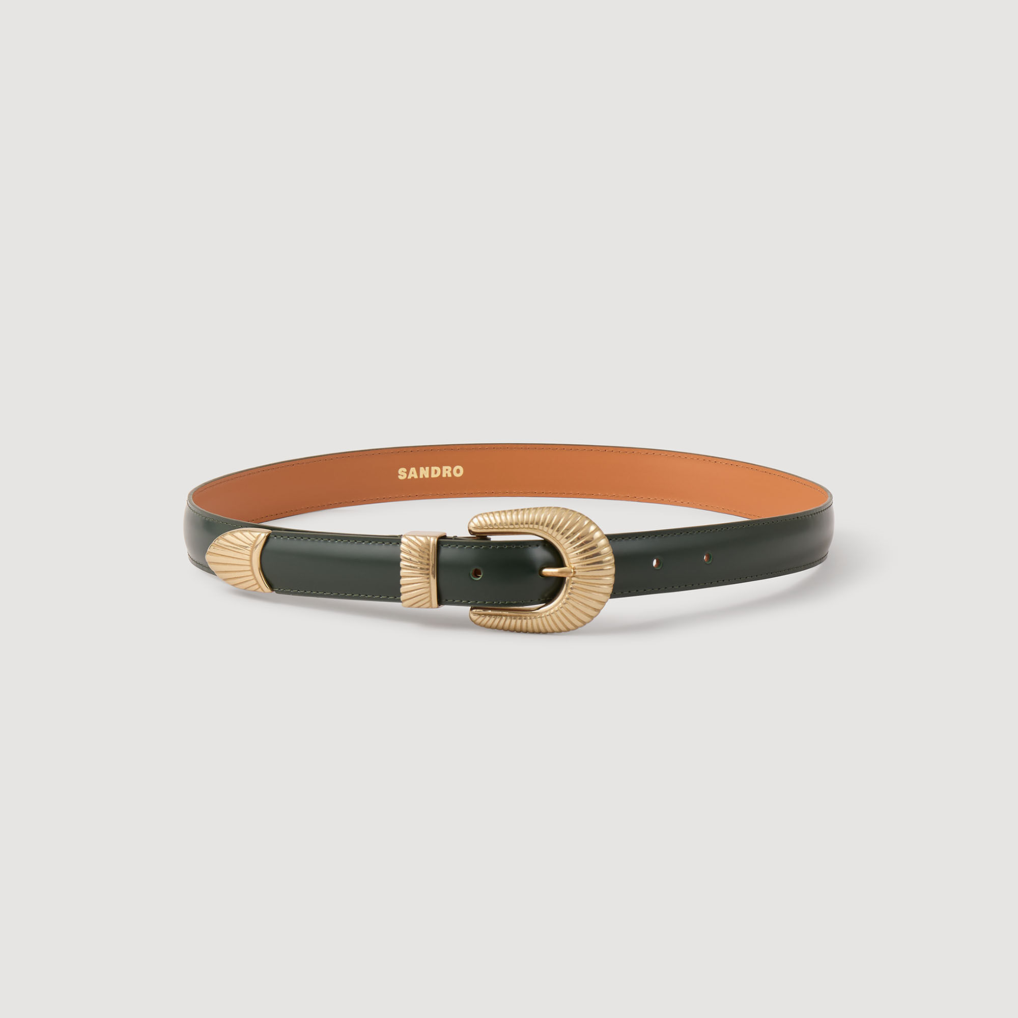 Leather belt