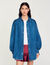 Denim shirt with rhinestones