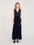 Pleated maxi dress