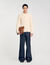 Chunky knit polo neck sweater