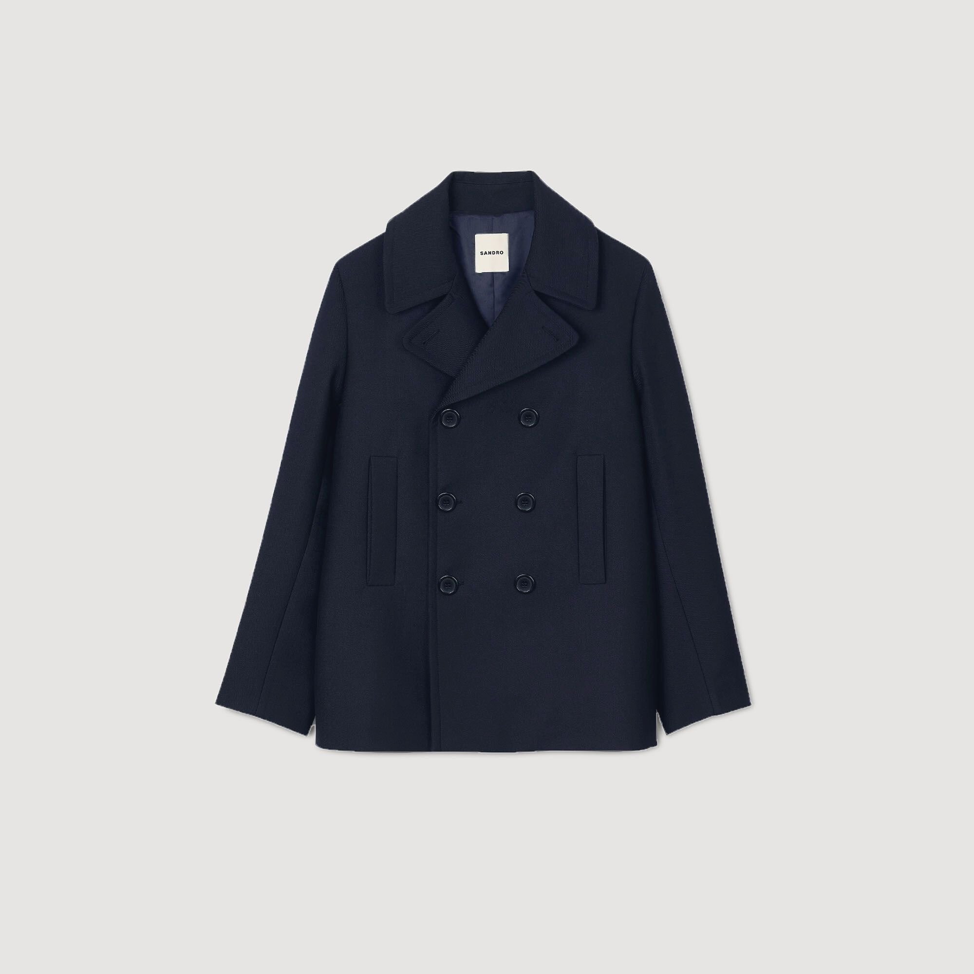 Wool blend peacoat