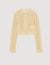 Pointelle knit cardigan