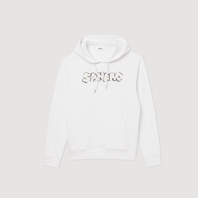 Embroidered Sandro hoodie