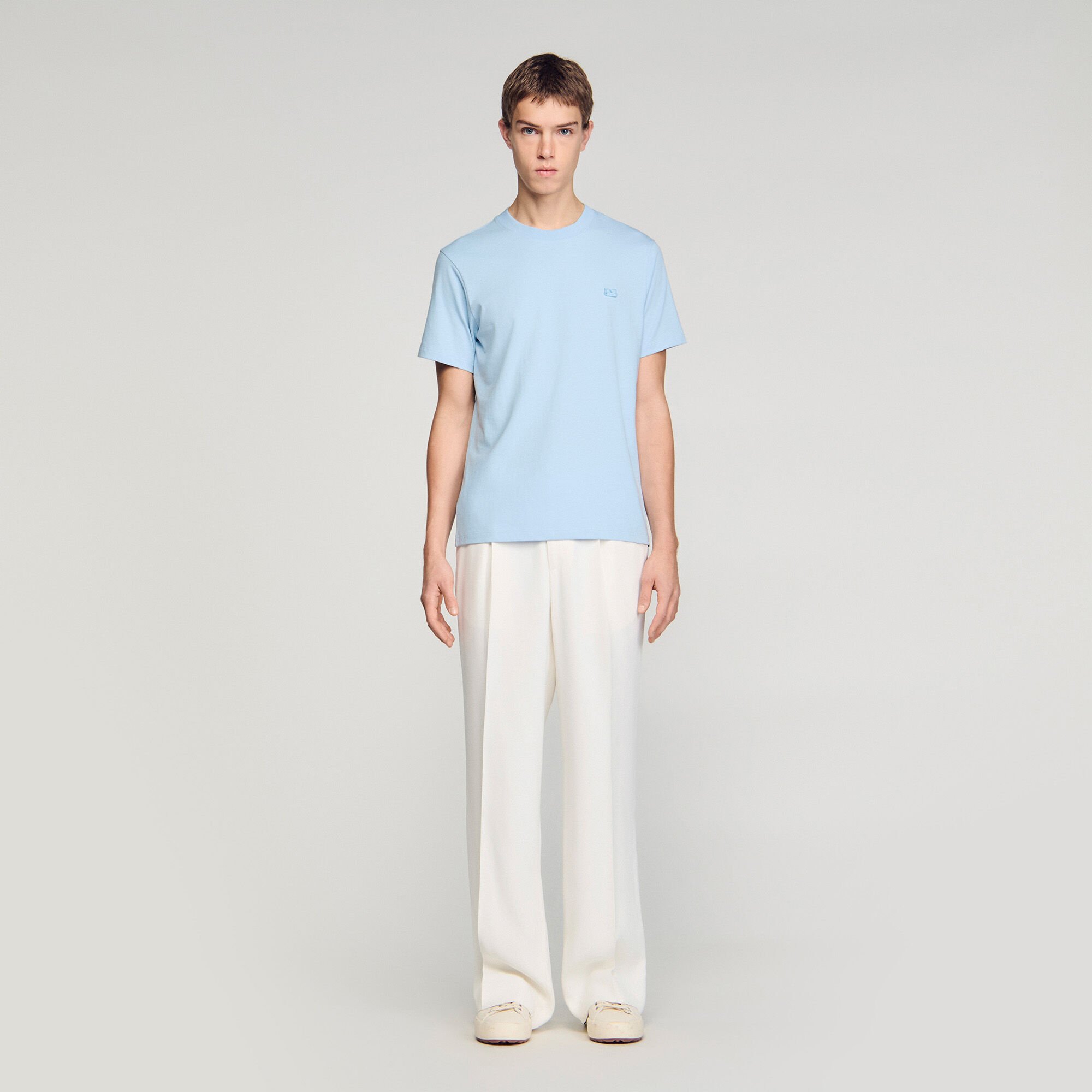 T-shirt with double S patch