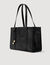 Soft leather tote bag