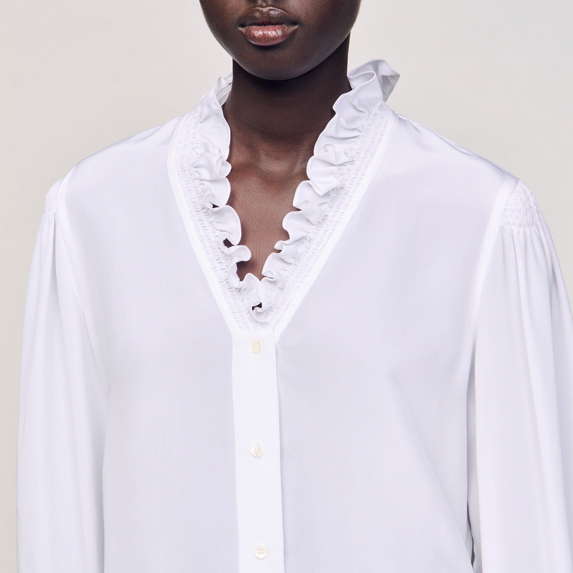 Floaty silk shirt