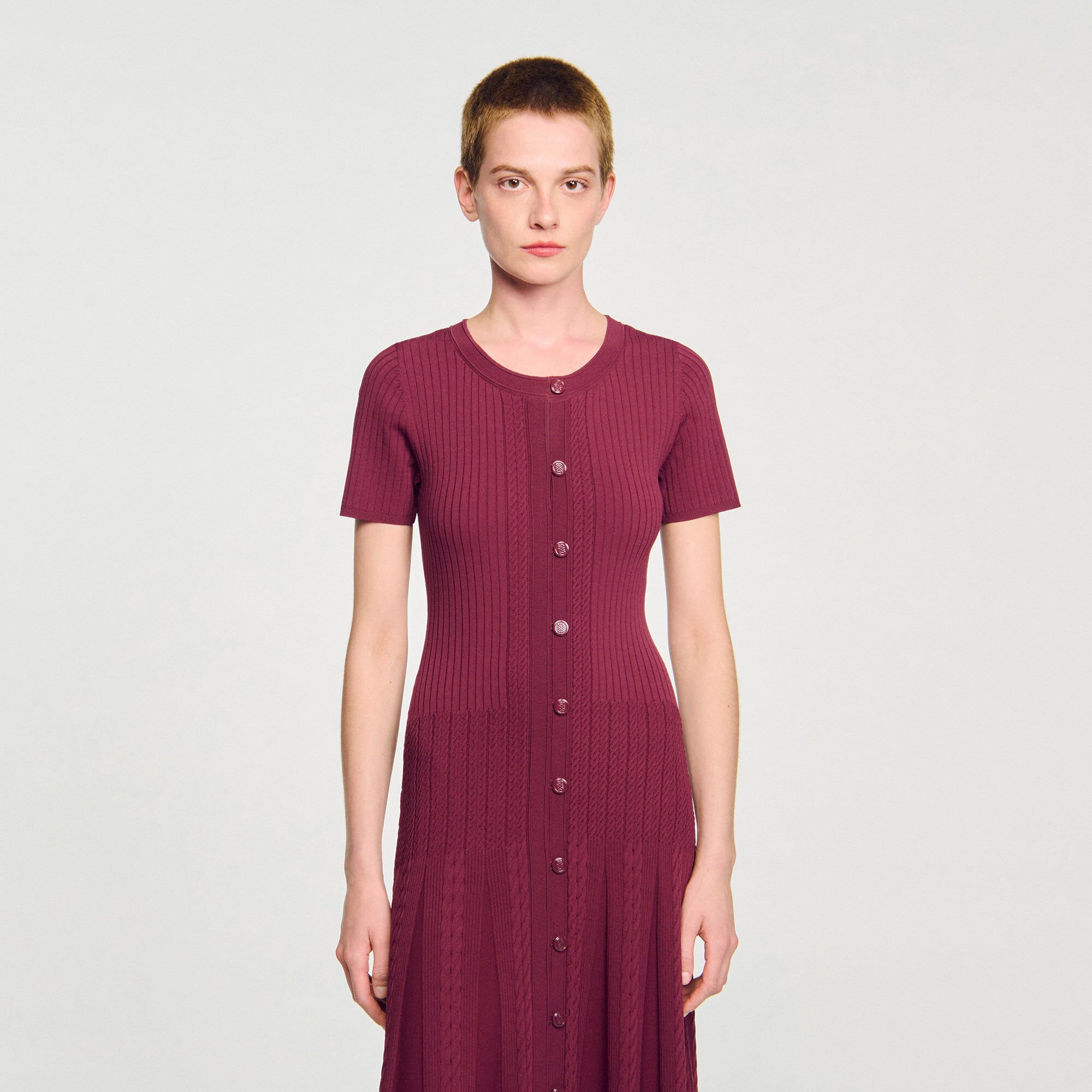 Knit maxi dress