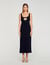 Rhinestone heart maxi dress