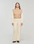 Cropped sleeveless puffer vest