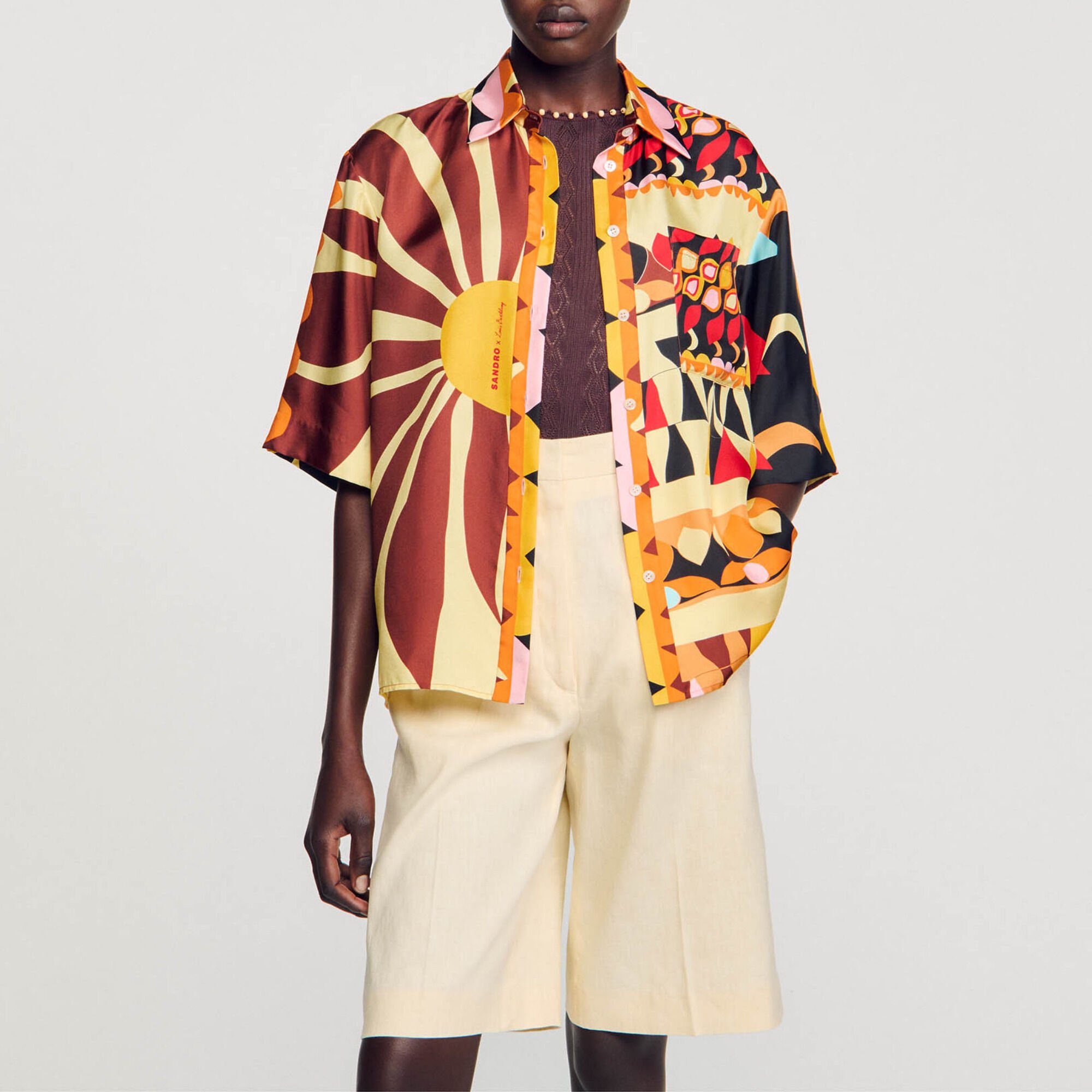 Floaty patterned shirt