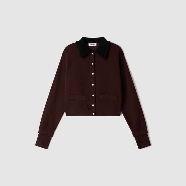 Cropped coatigan - Women | Sandro