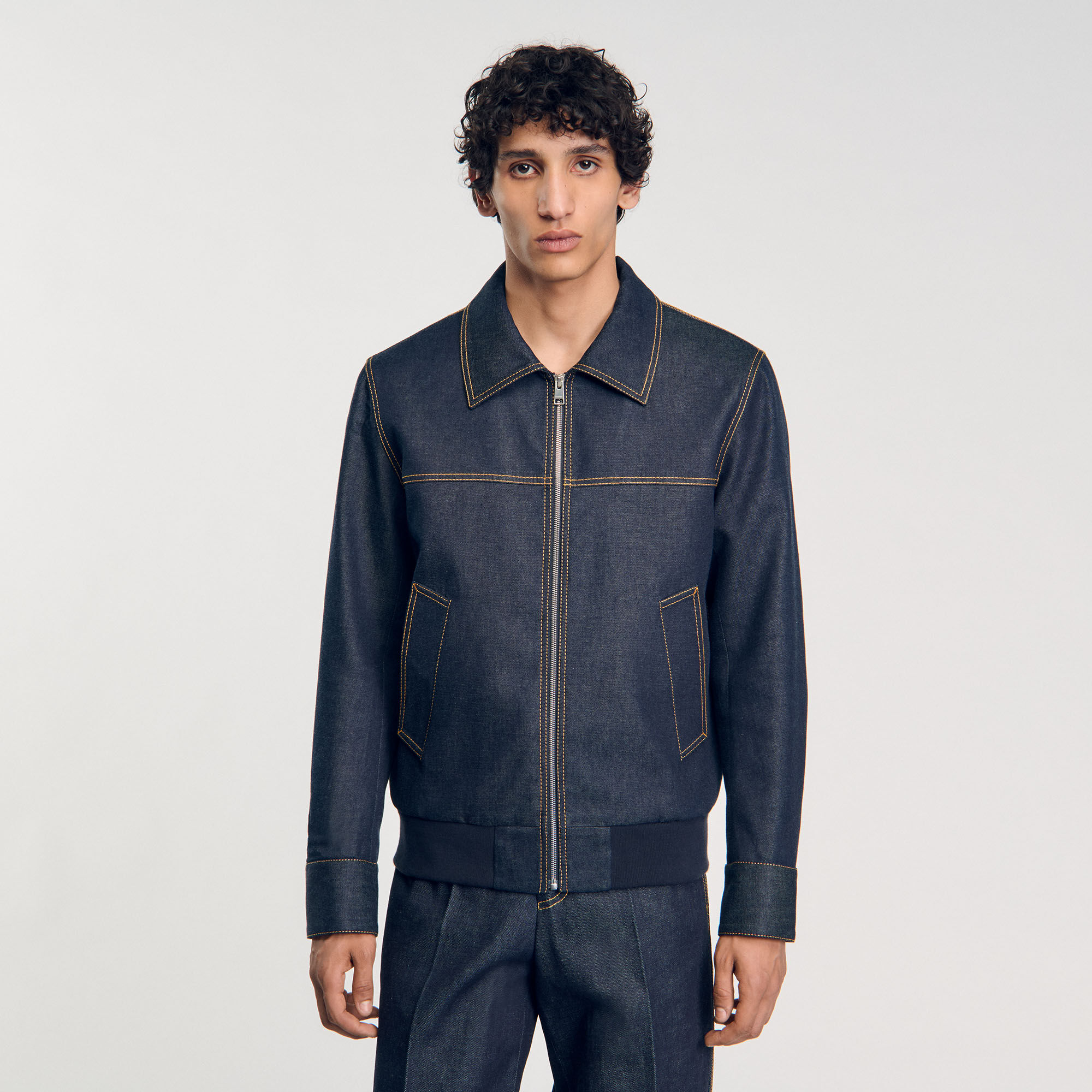 Denim Jacket for Men | Sandro Paris