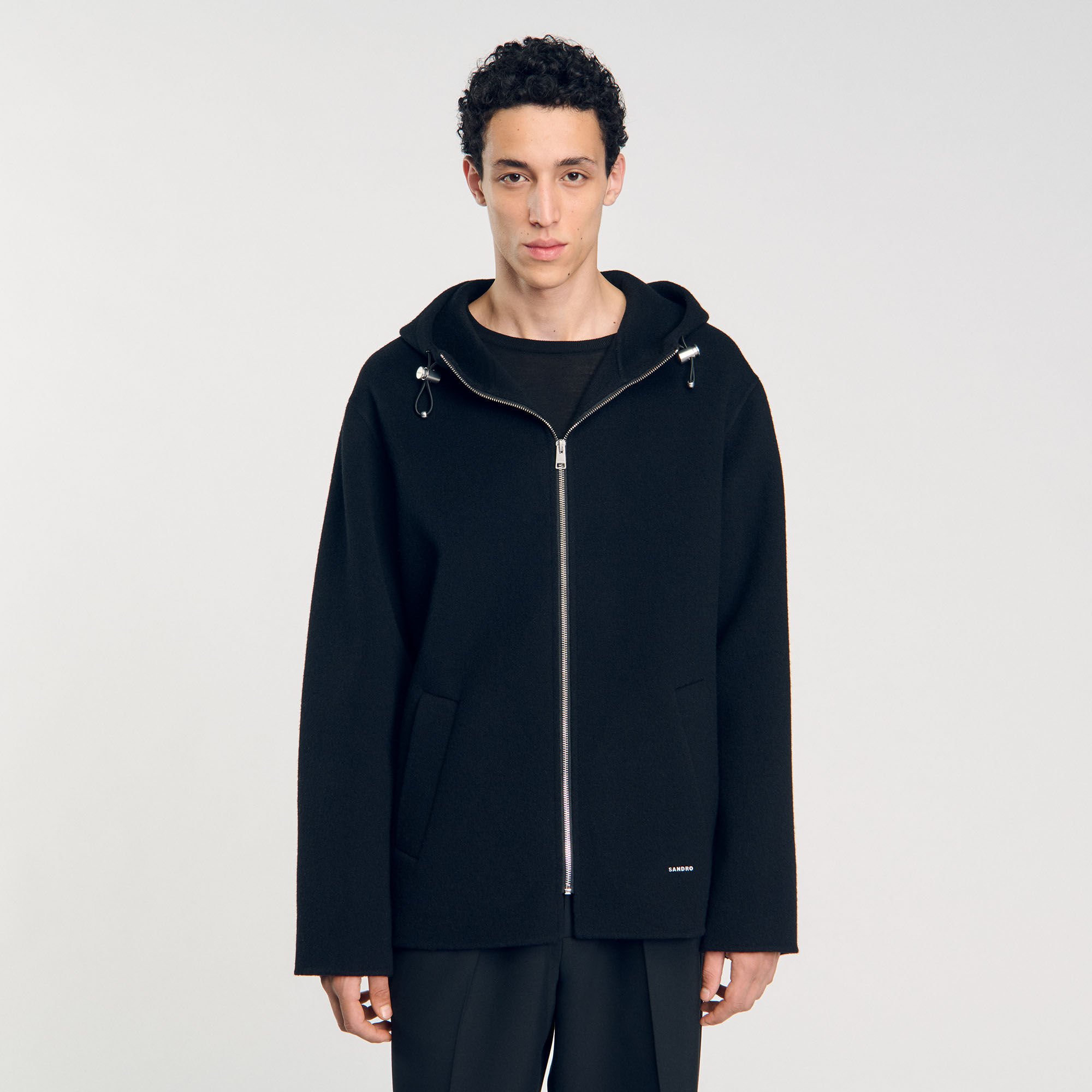 Hooded windbreaker