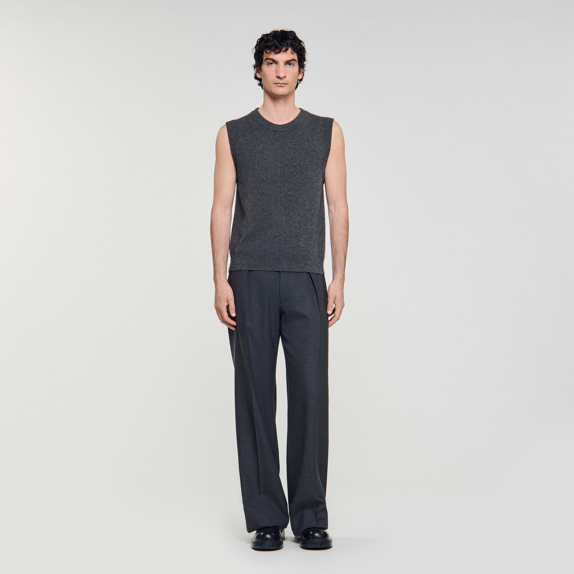 Cashmere vest top