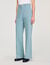 Faded high-rise wide-leg jeans