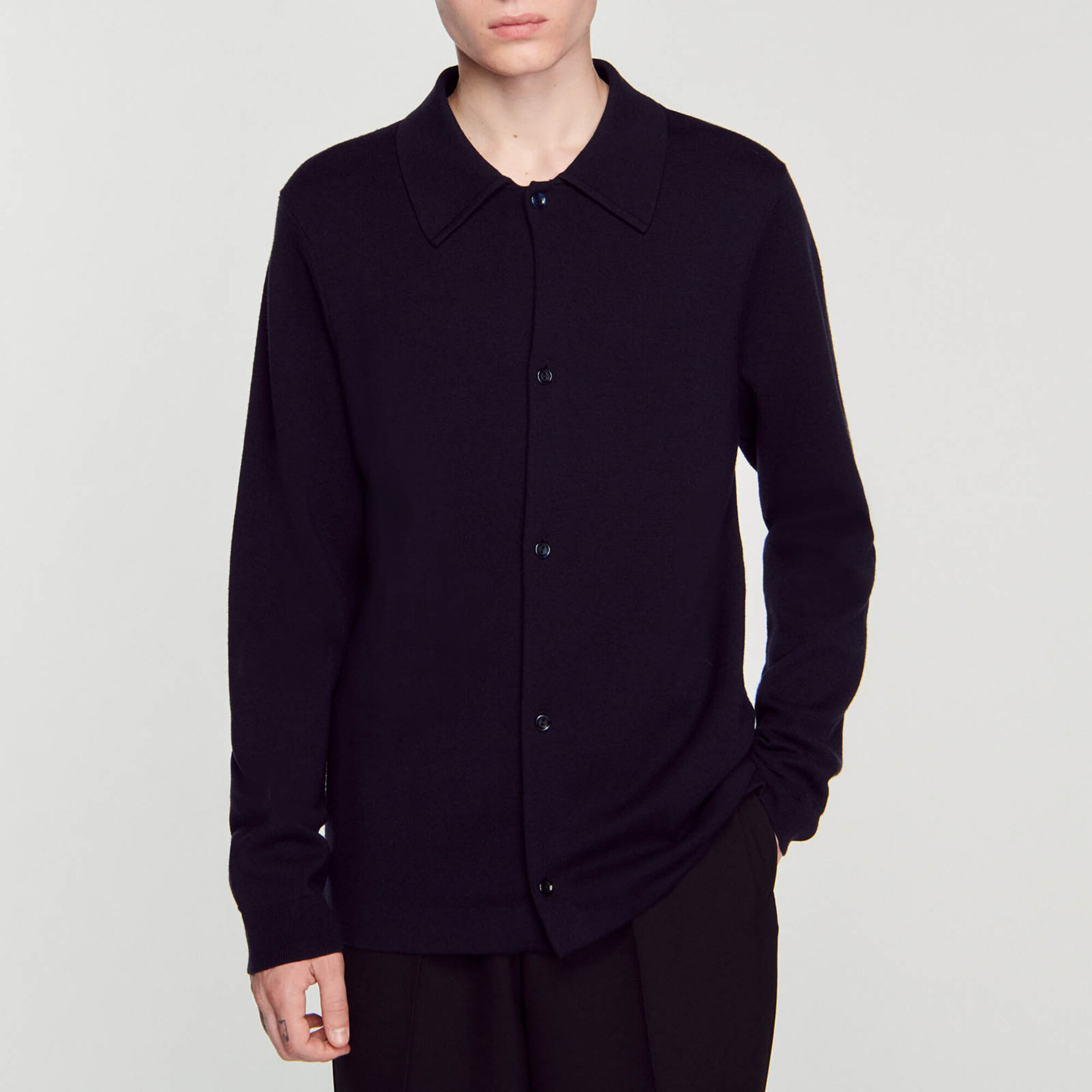 Knit cardigan