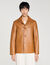 Buttoned lambskin jacket