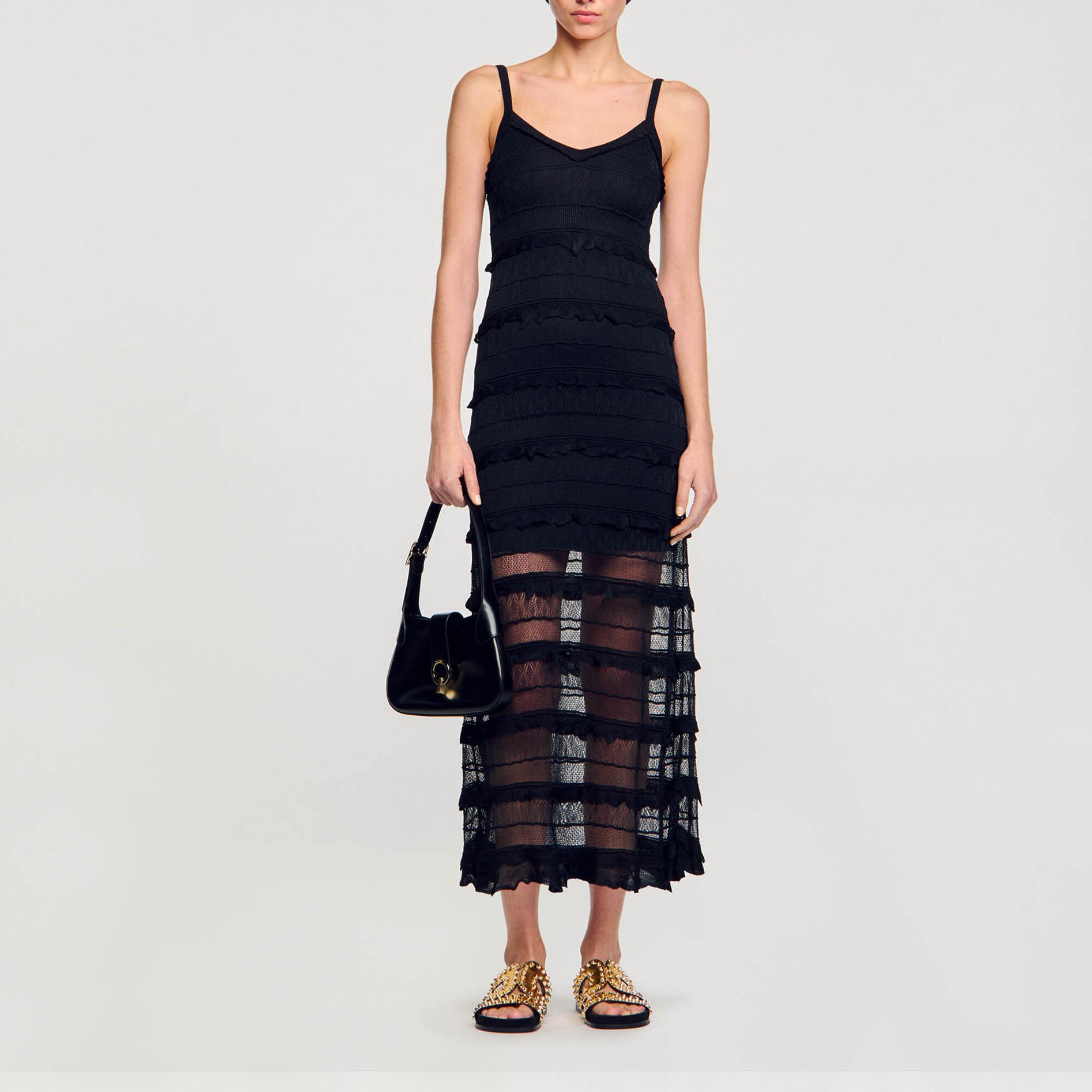 Knit maxi dress