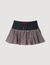 Checked skort