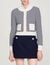 Terry knit cardigan