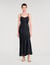 Satin-effect maxi dress