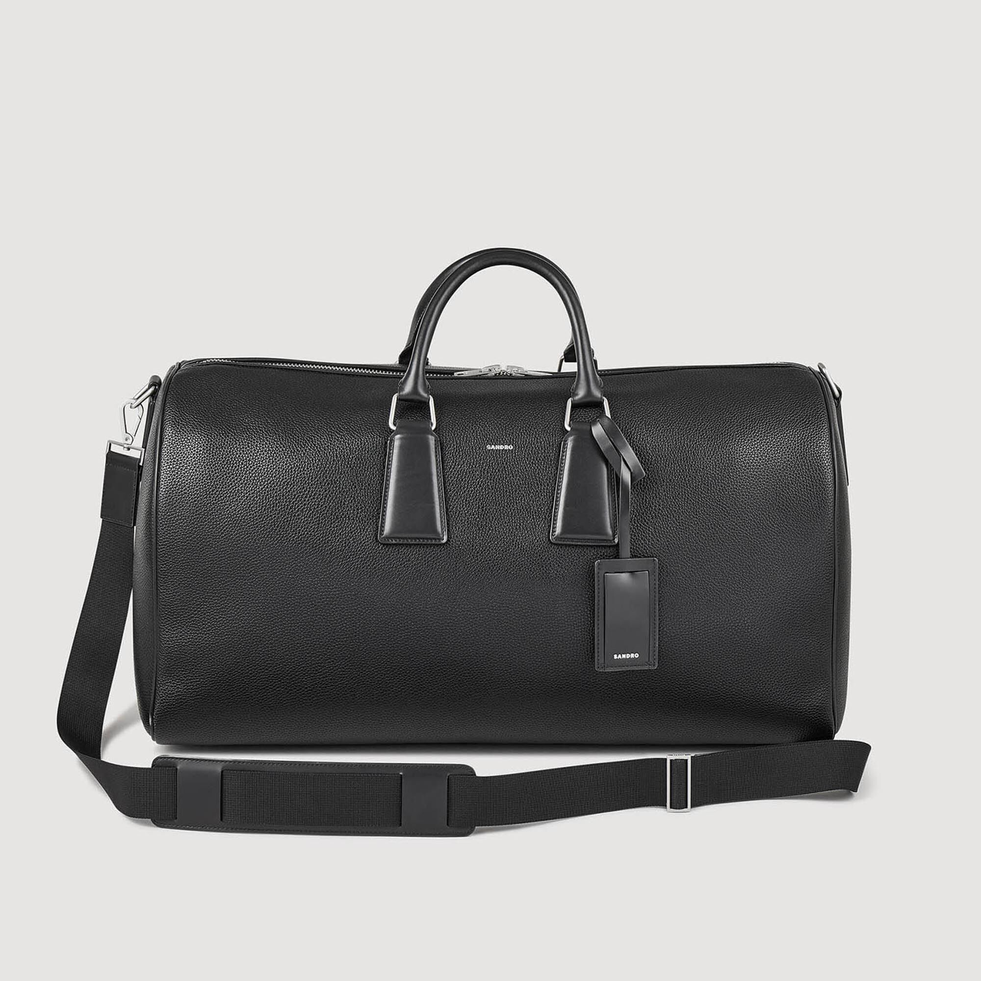 Weekend Bag black gray for Men Sandro Paris