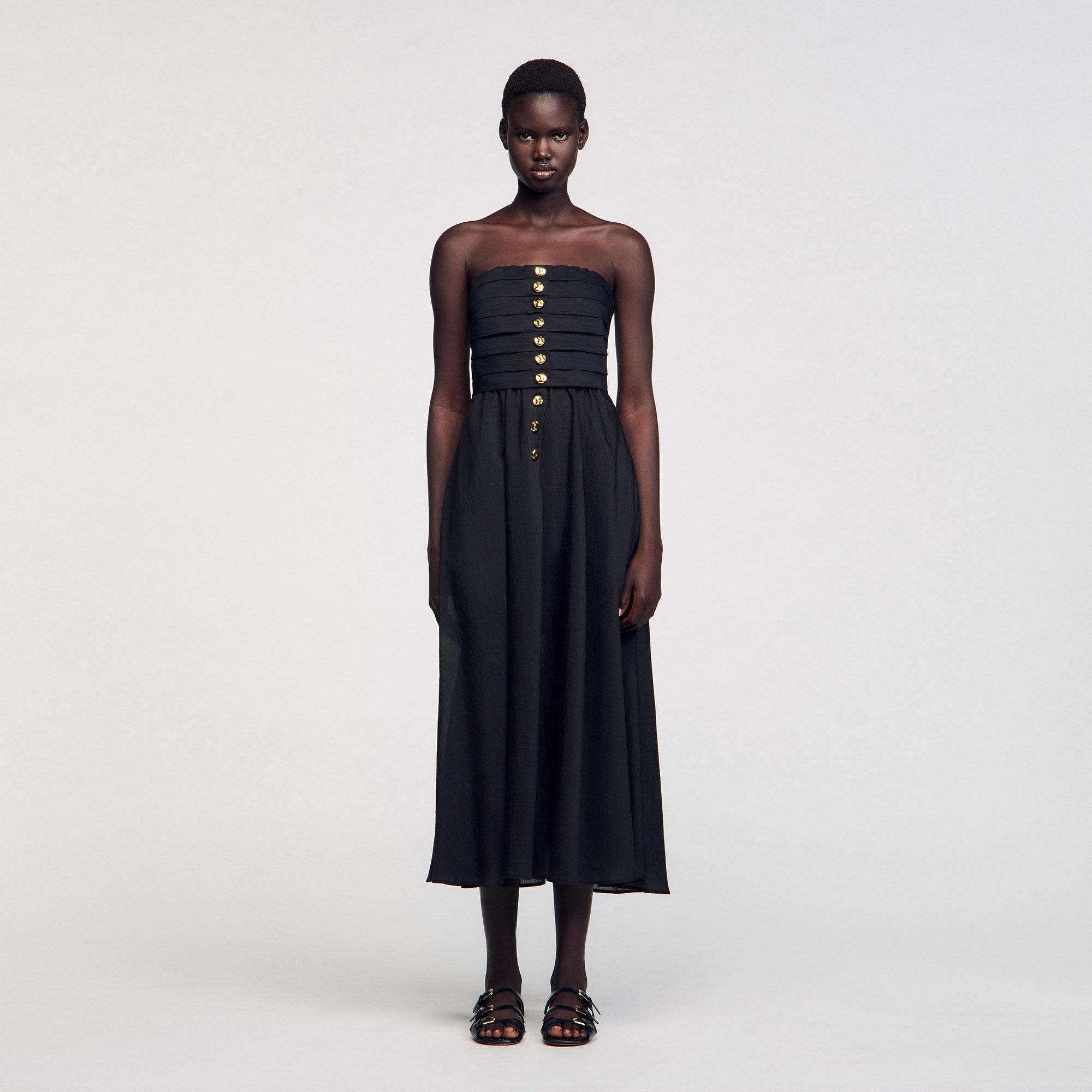 Long bustier dress