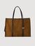 Suede tote bag