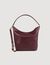Leather bucket bag