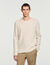 Crew-neck sweater in seed stitch - Men | Sandro