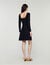 Short velvet dress