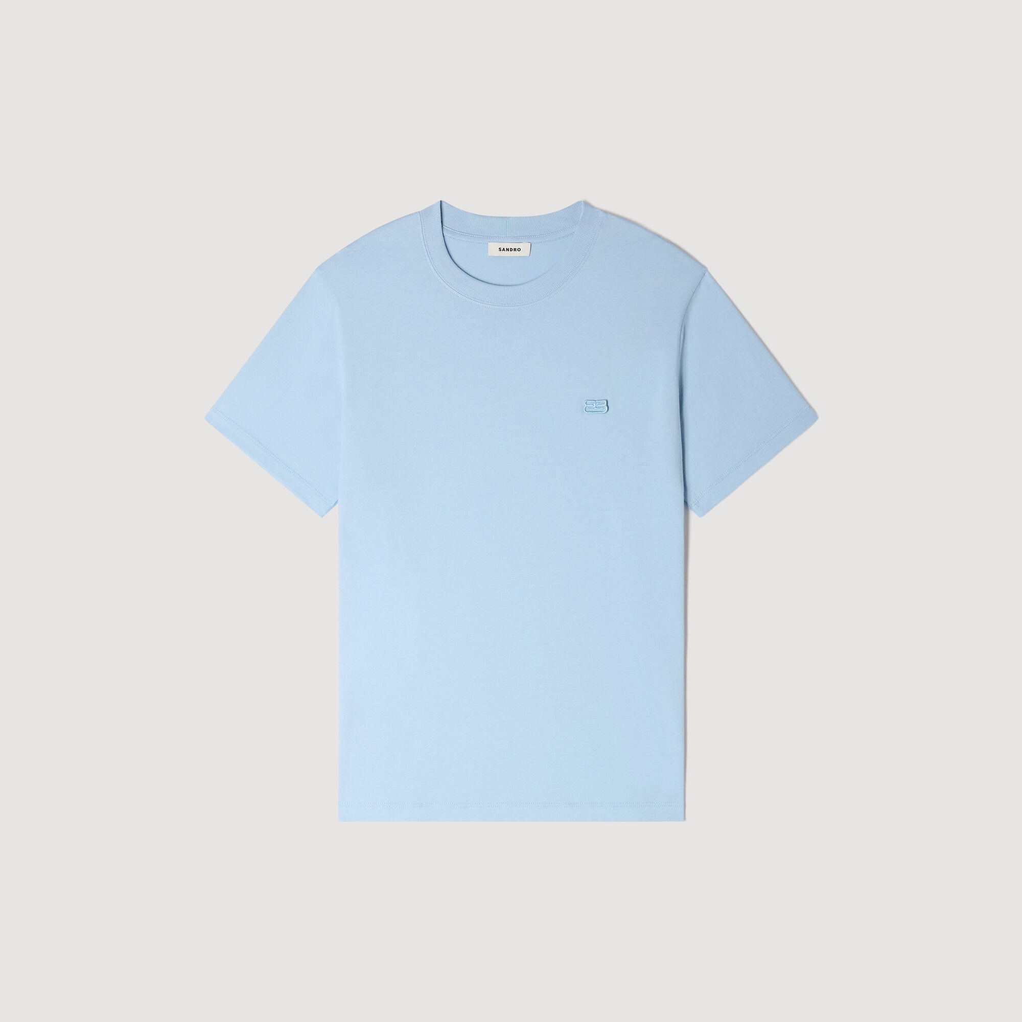 T-shirt with double S patch