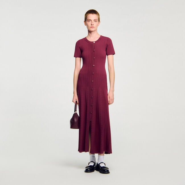 Knit maxi dress