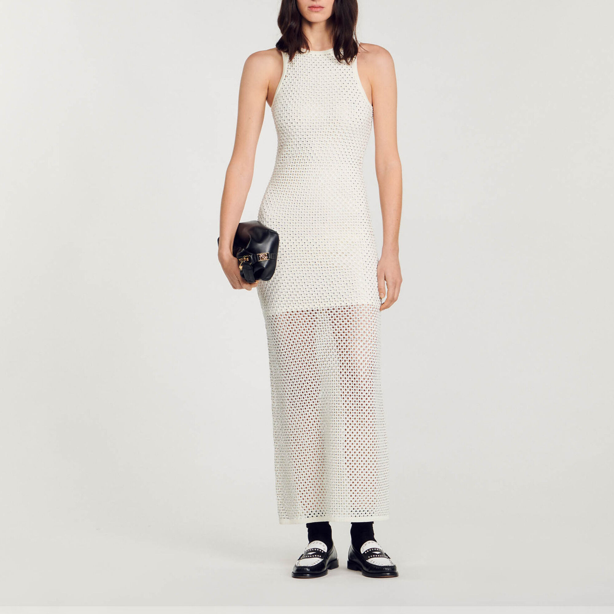 Sandro white dress top