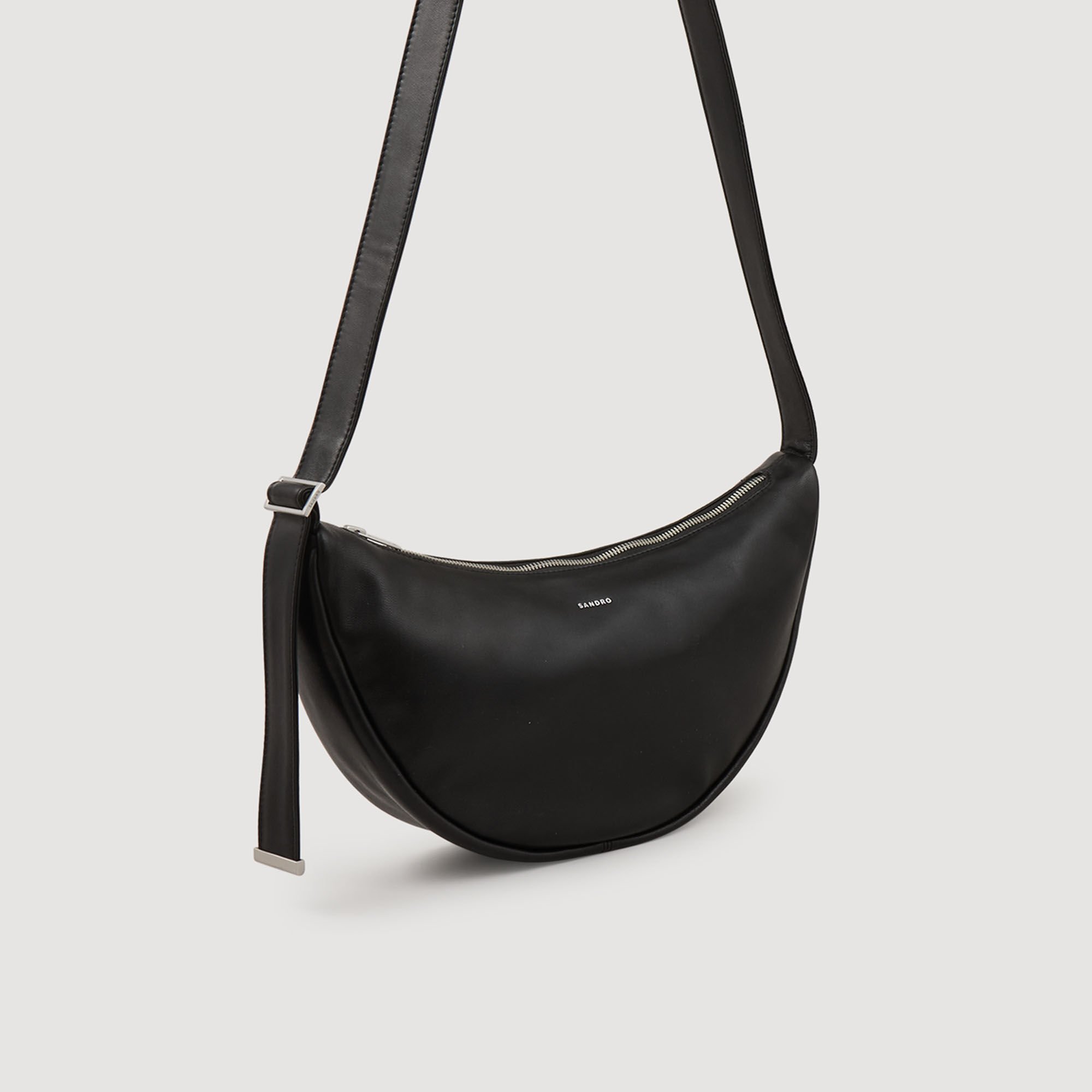 Small leather hobo bag