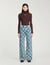 Starry jacquard jeans