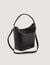 Leather bucket bag
