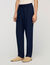 Straight-leg linen trousers