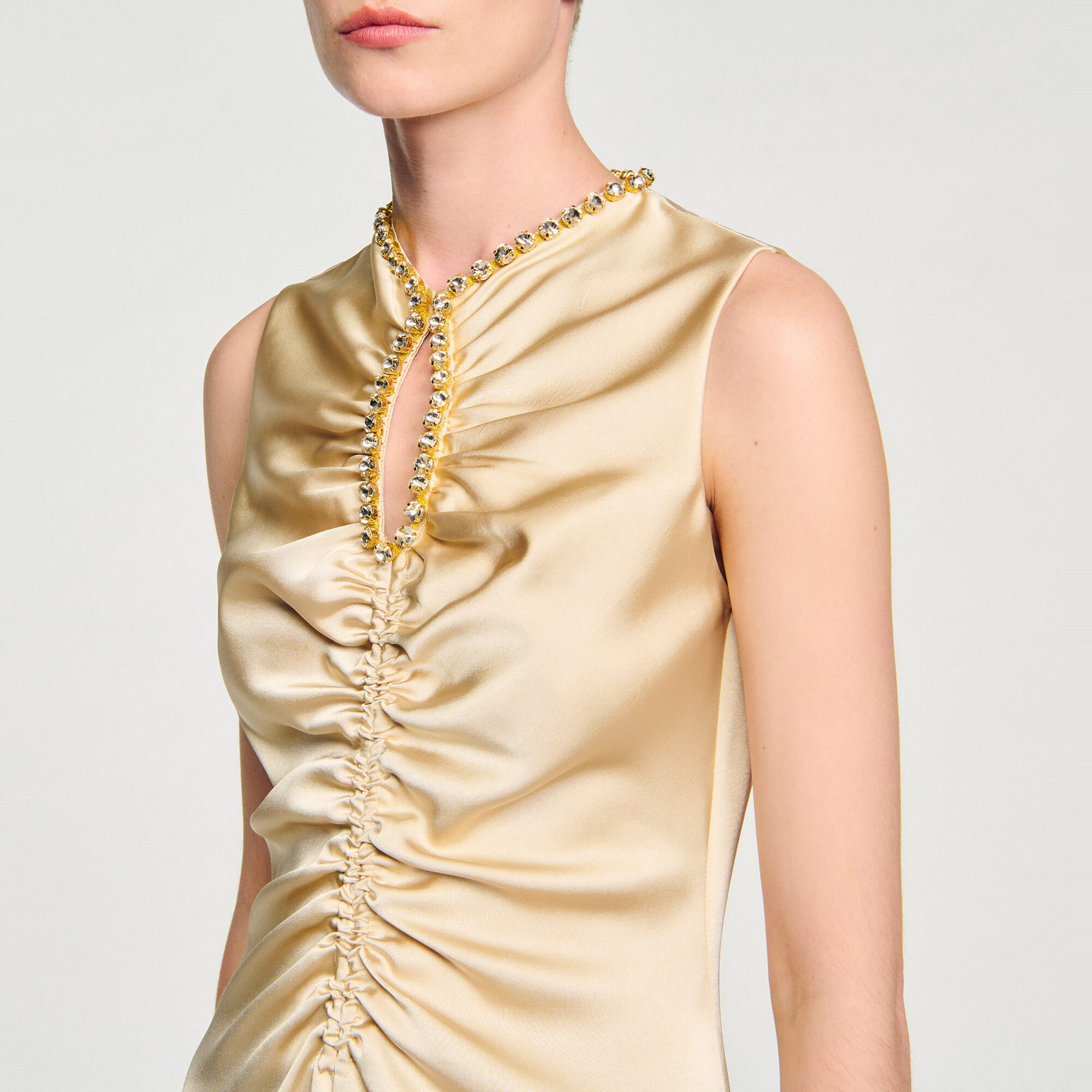 Rhinestone midi dress