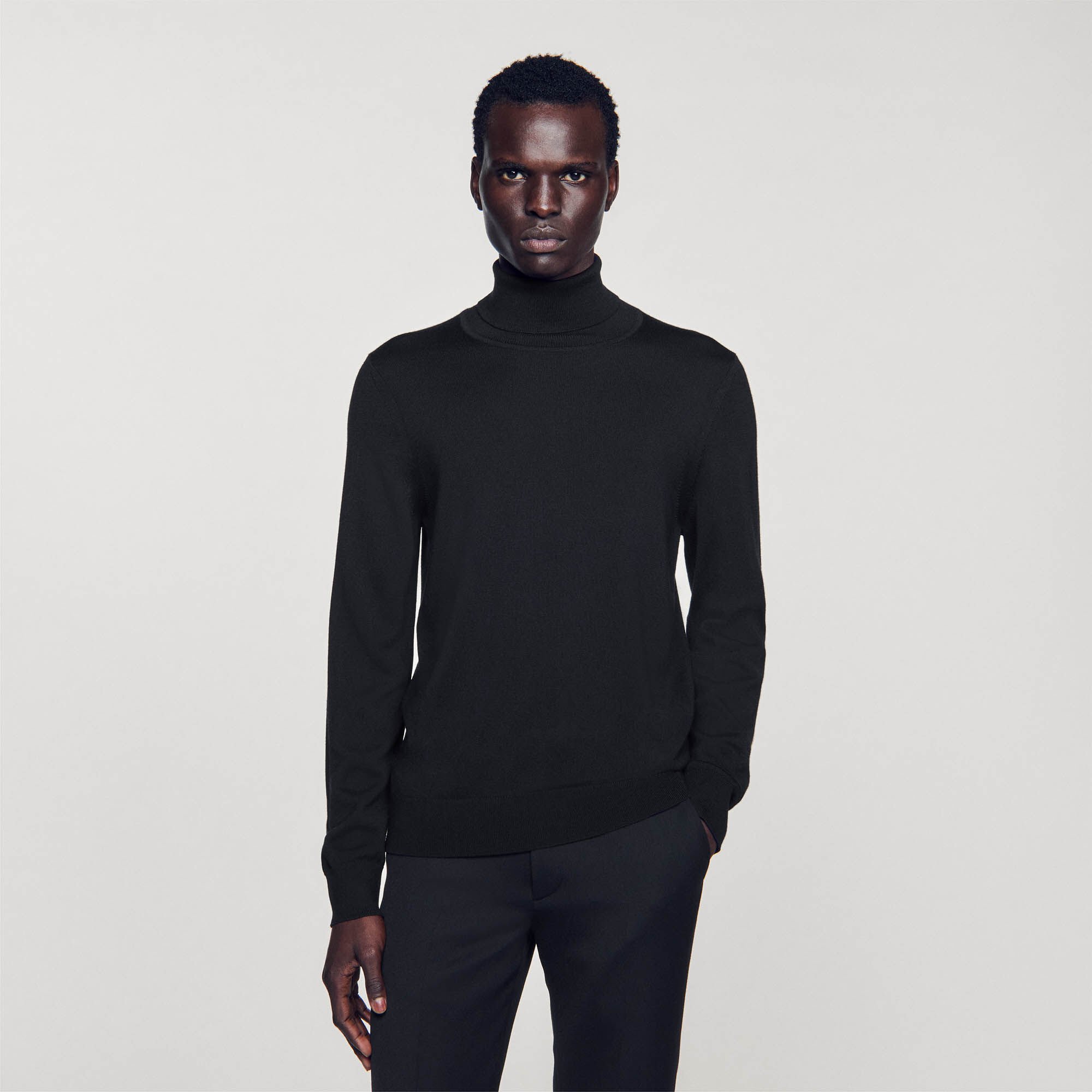 Turtleneck wool sweater