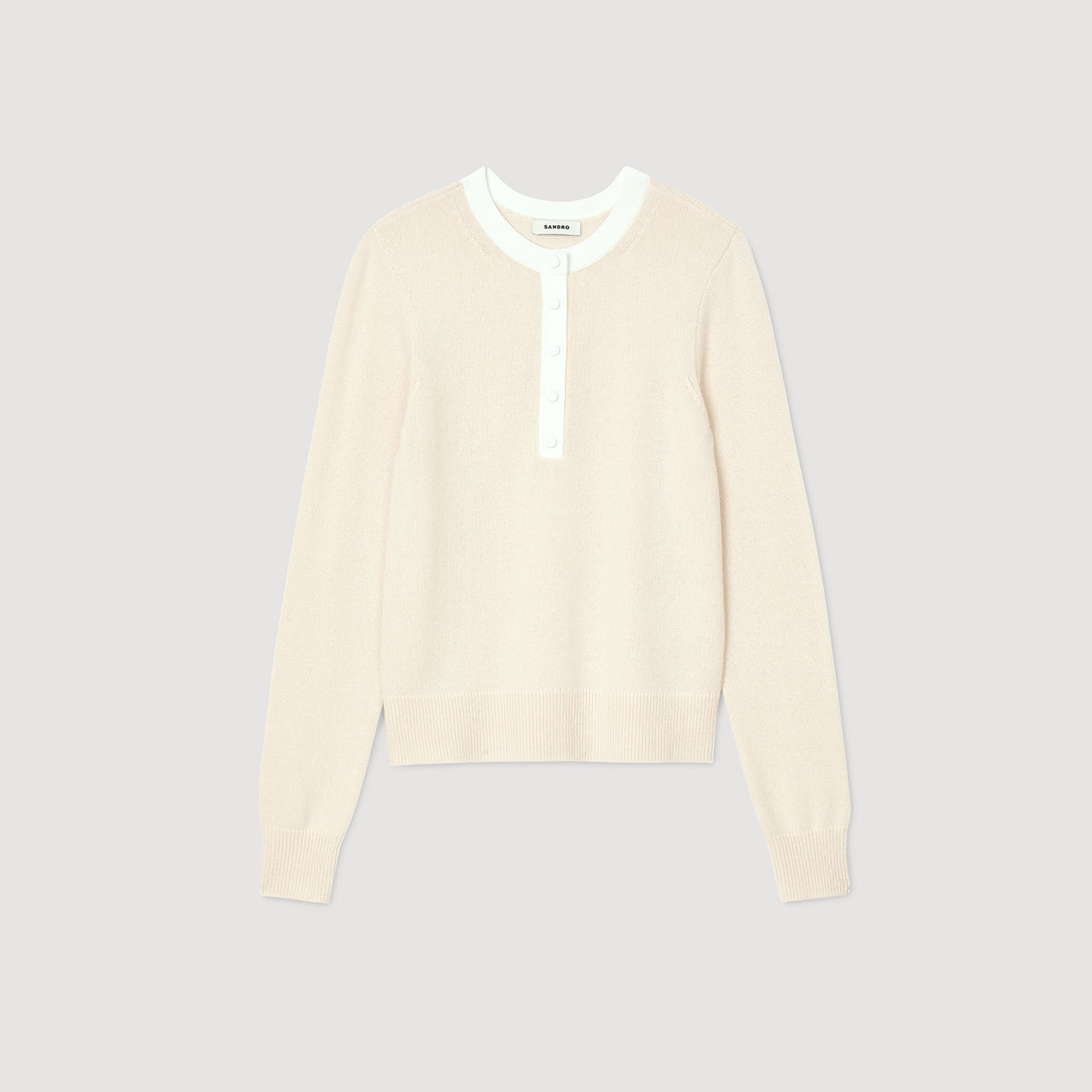 Wool and cashmere sweater