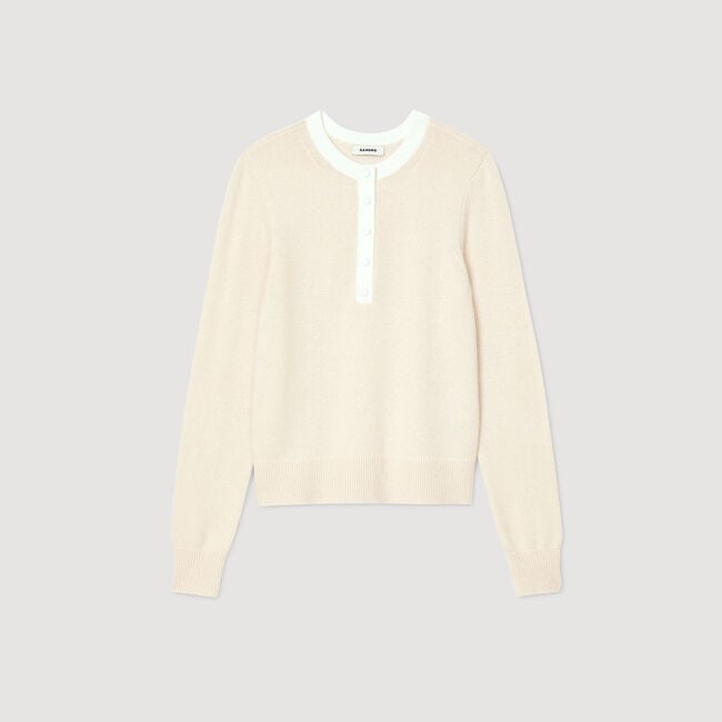 Wool and cashmere sweater