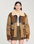 Shearling collar jacket
